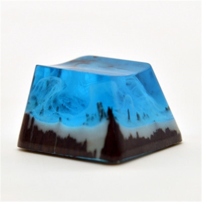 Capuchon de touche Qianshan Muxue en résine bois naturel à collectionner - IVOIRART.COM