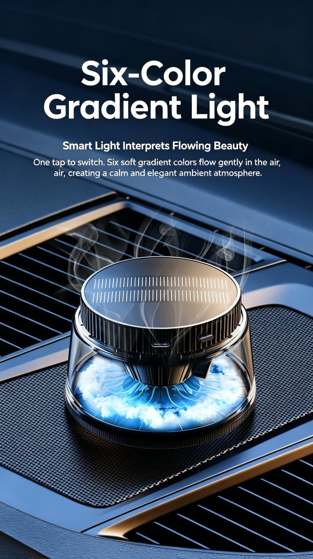 Car Mist Aroma Diffuser, Smart Solar Powered Auto Spray Car Air Freshener - IVOIRART.COM