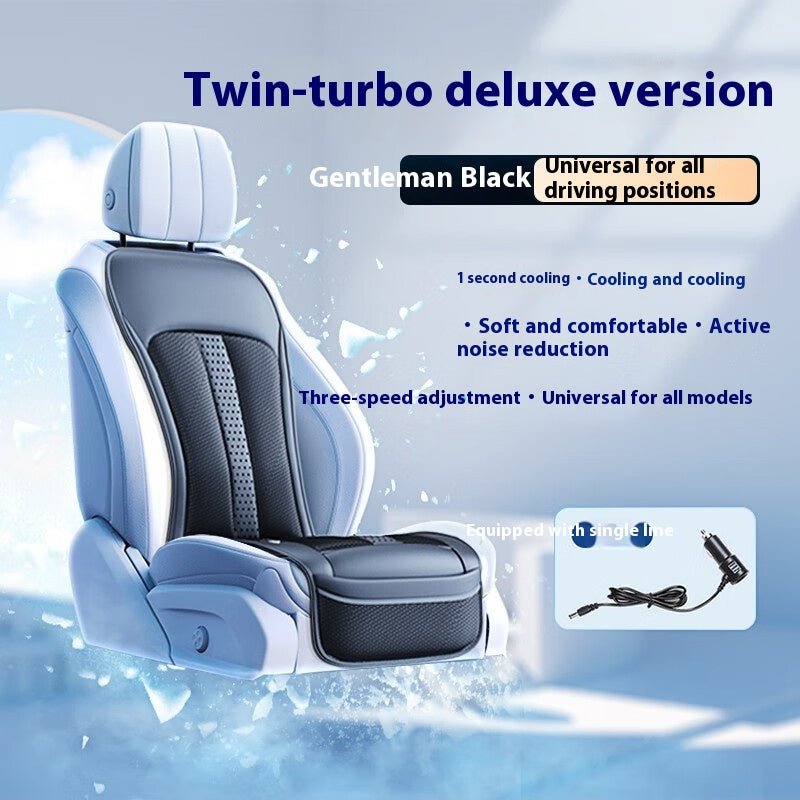 Car Refrigeration Cushion Waist Support Ventilation Cushion Summer Smart Backrest Cool Cushion Universal - IVOIRART.COM