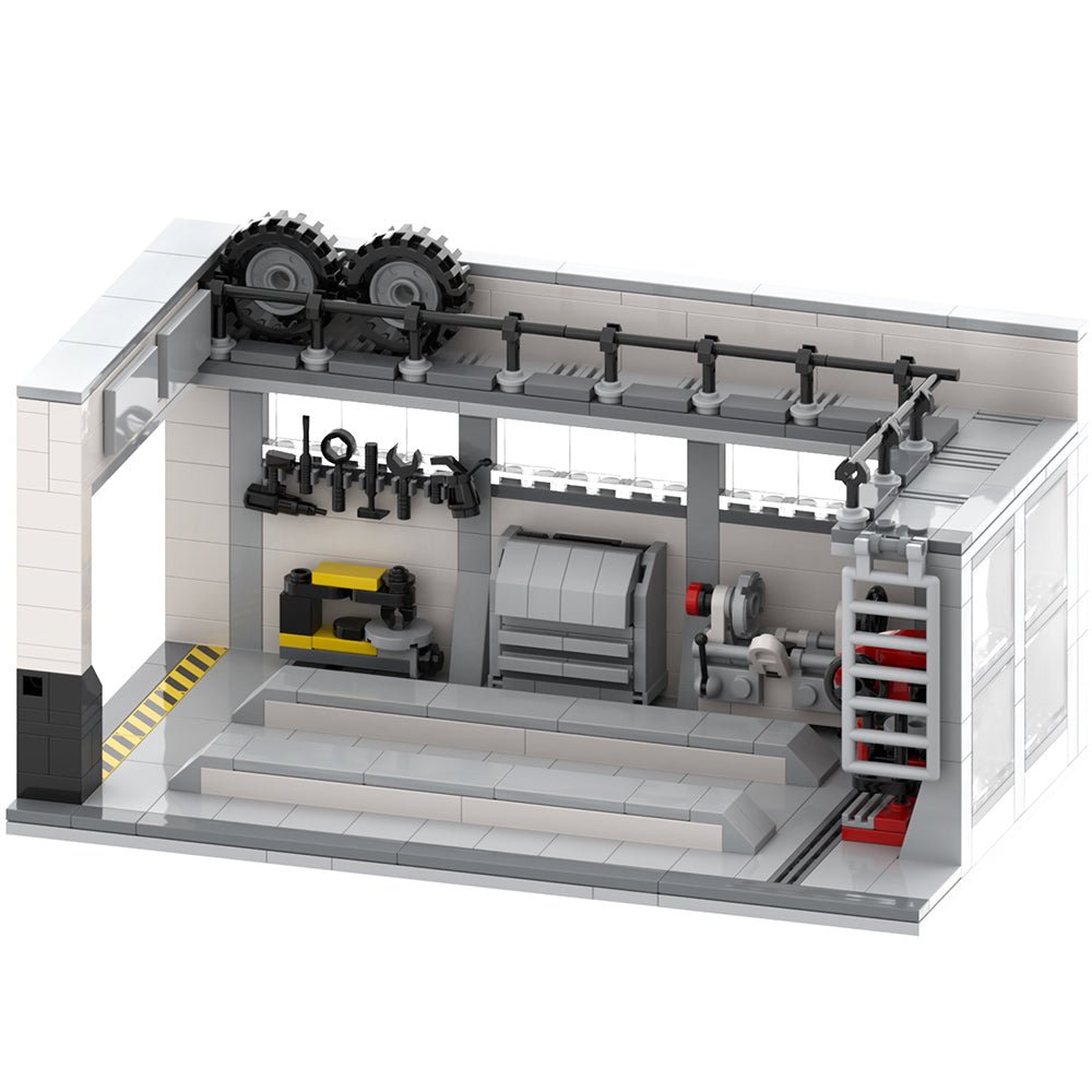 Car Repair Shop Building Block Toys - IVOIRART.COM