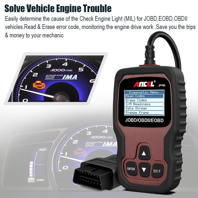 Car Simplicity Engine Code Reader Scanner - IVOIRART.COM