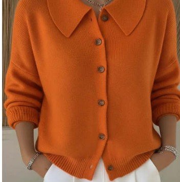 Cardigan à col châle en maille à boutons pour femmes, élégant et confortable - IVOIRART.COM