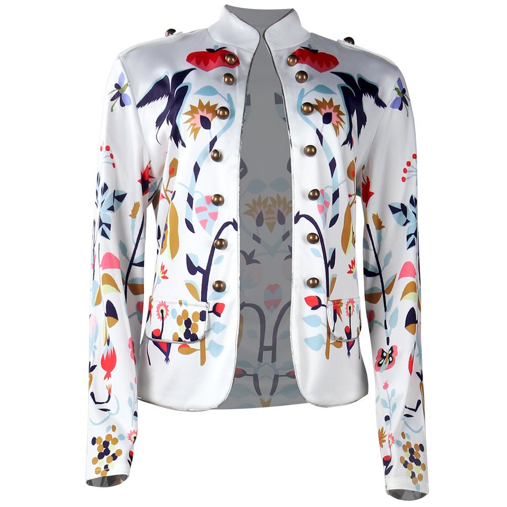 Cardigan imprimé pour femme, élégant et confortable, idéal pour le trajet - IVOIRART.COM