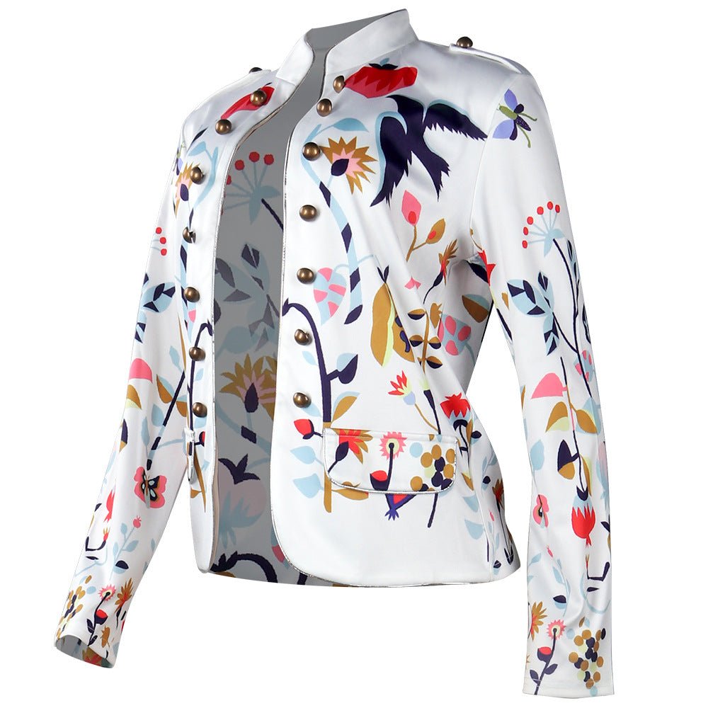 Cardigan imprimé pour femme, élégant et confortable, idéal pour le trajet - IVOIRART.COM