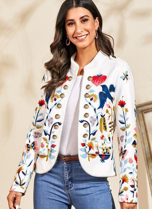 Cardigan imprimé pour femme, élégant et confortable, idéal pour le trajet - IVOIRART.COM