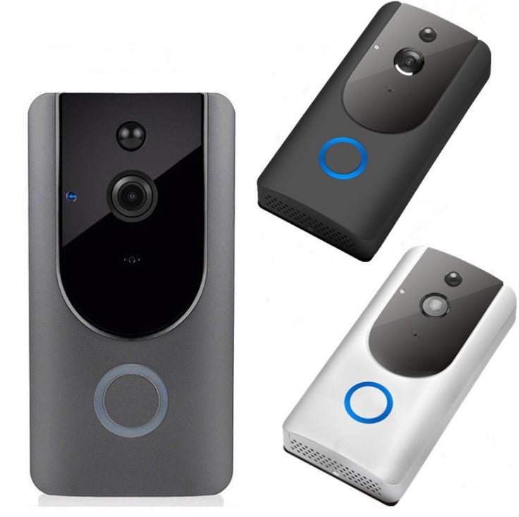 Carillon Vidéo Intelligent Wi - Fi avec Caméra, Interphone Visuel, Sonnerie, Vision Nocturne et Sécurité Sans Fil - IVOIRART.COM
