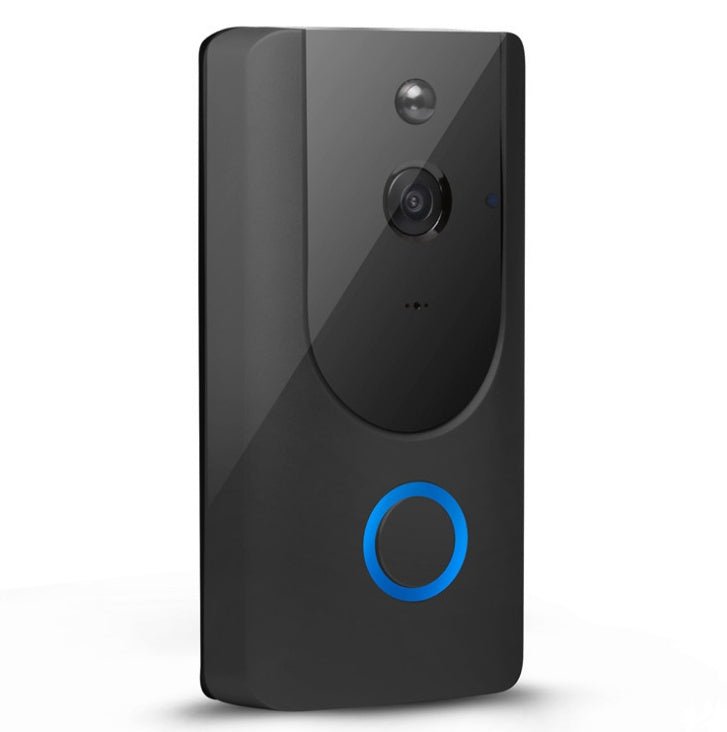 Carillon Vidéo Intelligent Wi - Fi avec Caméra, Interphone Visuel, Sonnerie, Vision Nocturne et Sécurité Sans Fil - IVOIRART.COM