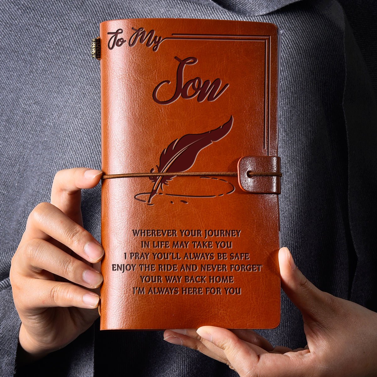Carnet d'affaires en cuir véritable pour notes et écriture professionnelle - IVOIRART.COM