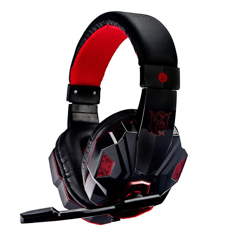 Casque audio filaire avec microphone, câble tressé et éclairage LED pour PC et consoles - IVOIRART.COM