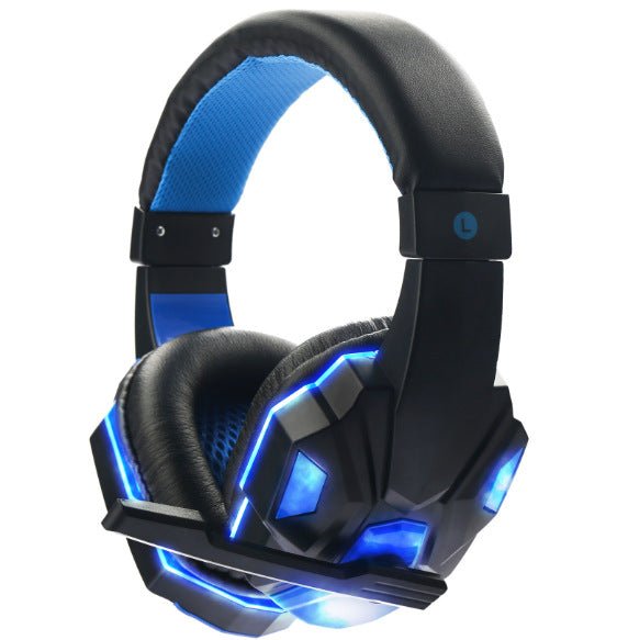 Casque audio filaire avec microphone, câble tressé et éclairage LED pour PC et consoles - IVOIRART.COM