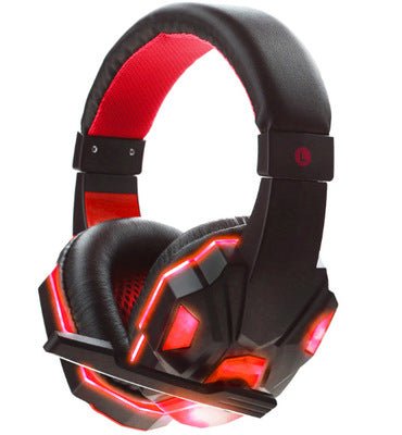 Casque audio filaire avec microphone, câble tressé et éclairage LED pour PC et consoles - IVOIRART.COM