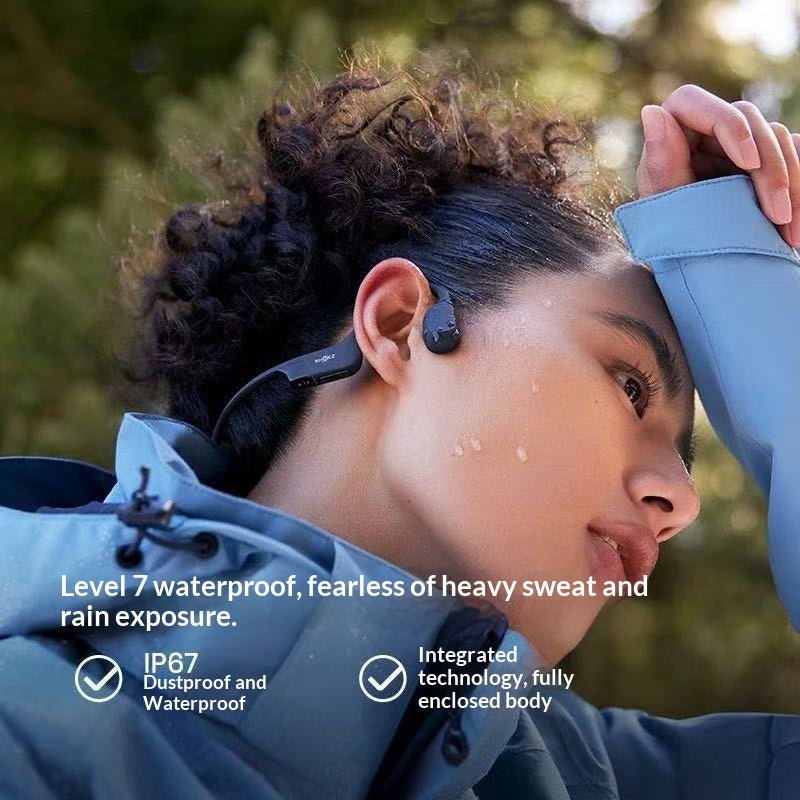 Casque Bluetooth à conduction osseuse pour sport, ouvert et sécurisé, Qualcomm-X1 - IVOIRART.COM