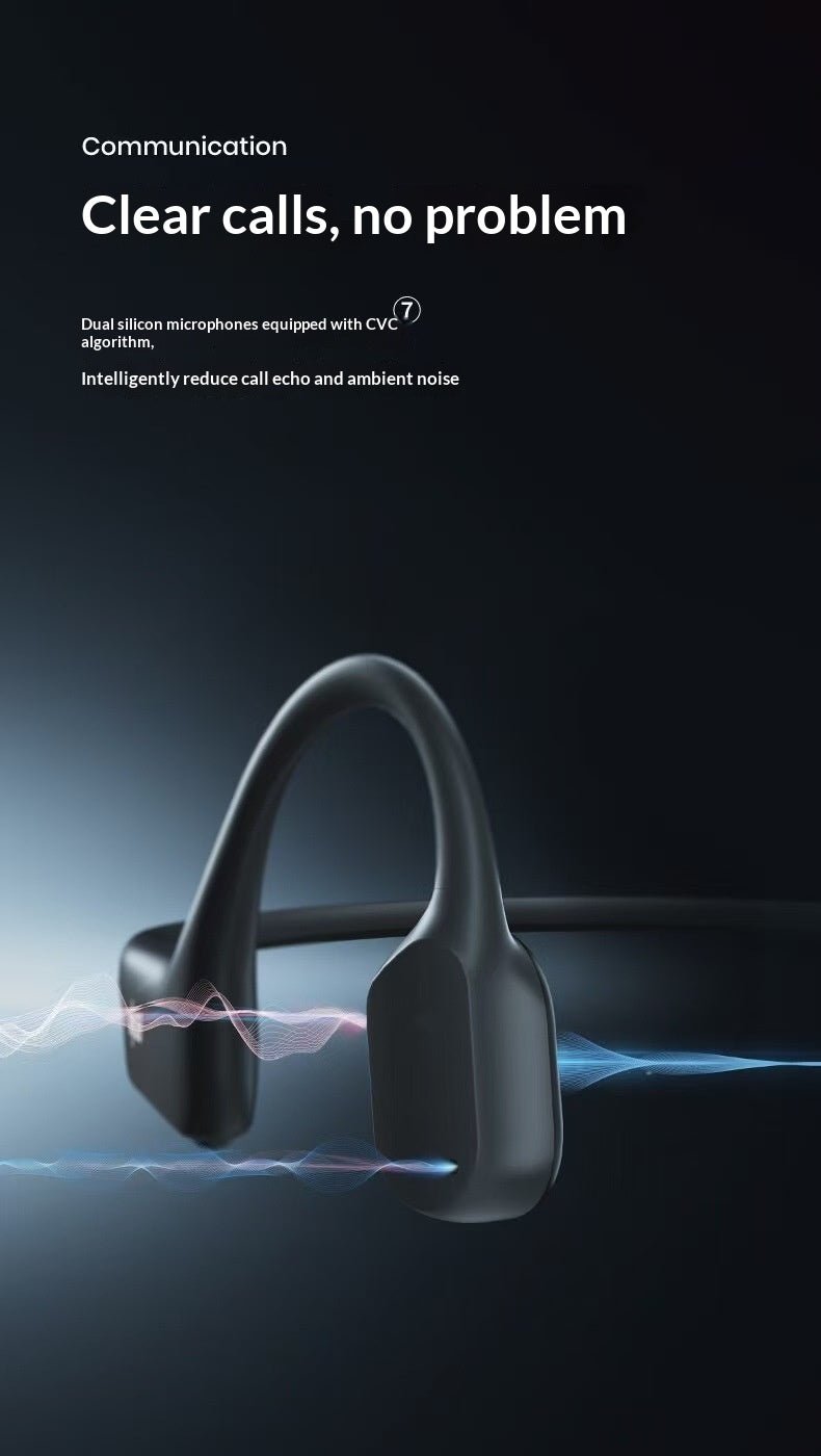 Casque Bluetooth à conduction osseuse pour sport, ouvert et sécurisé, Qualcomm-X1 - IVOIRART.COM