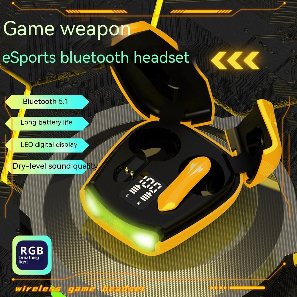 Casque Bluetooth TWS binaural sans fil KS35 double porte écran numérique tactile - IVOIRART.COM