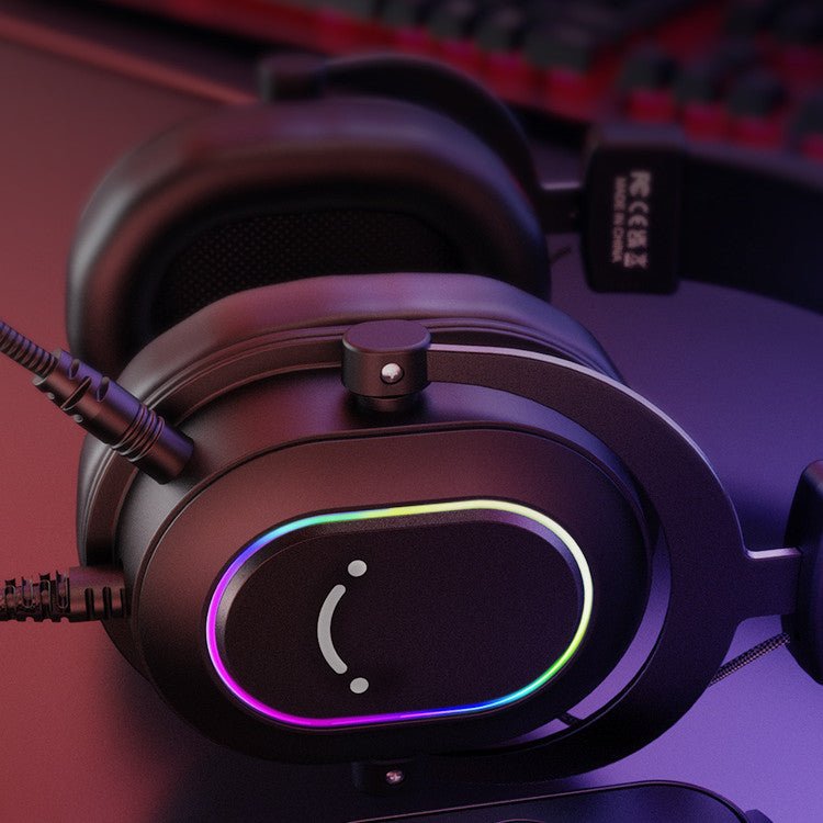 Casque de Jeu Filaire avec Microphone Intégré pour Expérience Immersive - IVOIRART.COM