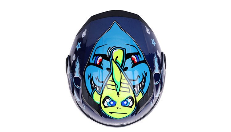 Casque de moto racing haute performance, taille 55-63 cm, plastique robuste - IVOIRART.COM