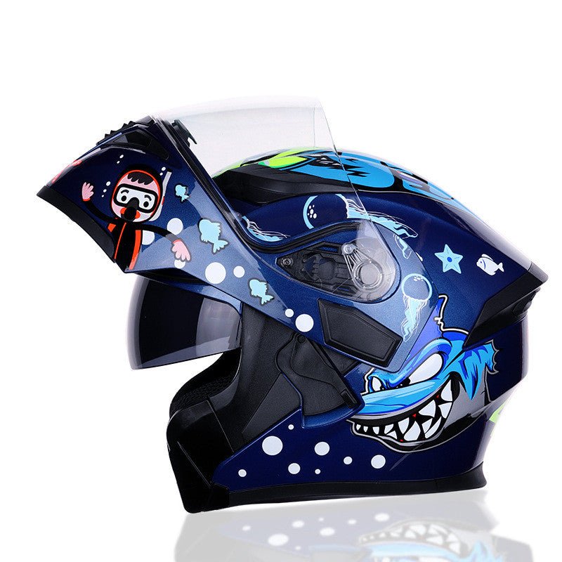 Casque de moto racing haute performance, taille 55-63 cm, plastique robuste - IVOIRART.COM