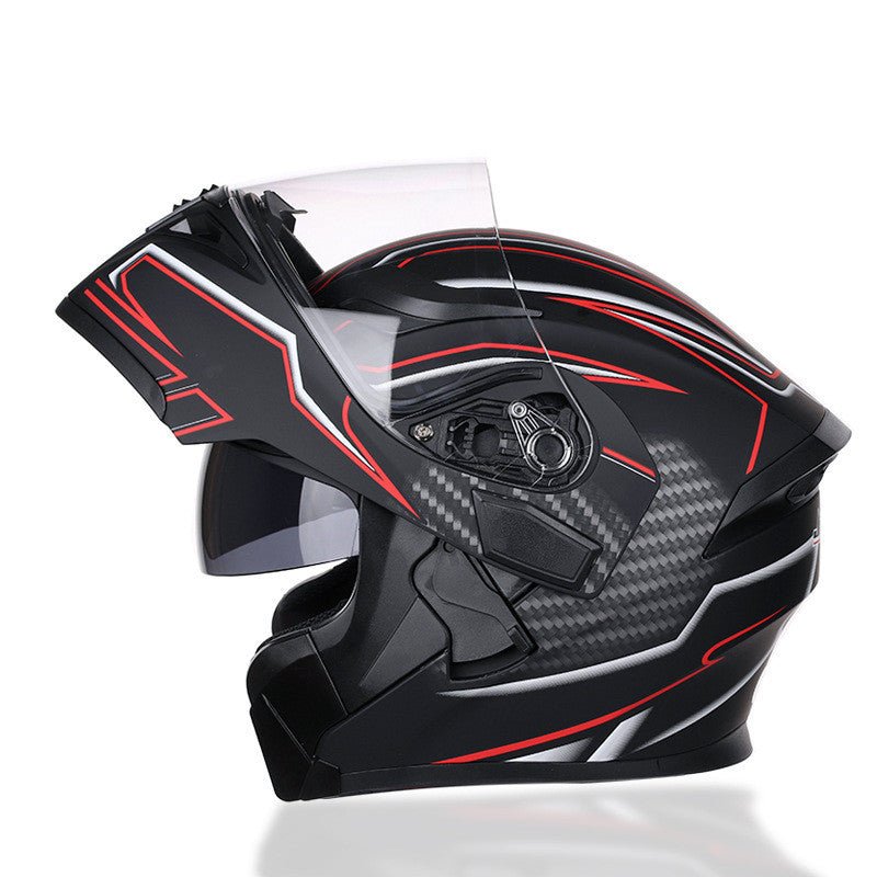 Casque de moto racing haute performance, taille 55-63 cm, plastique robuste - IVOIRART.COM
