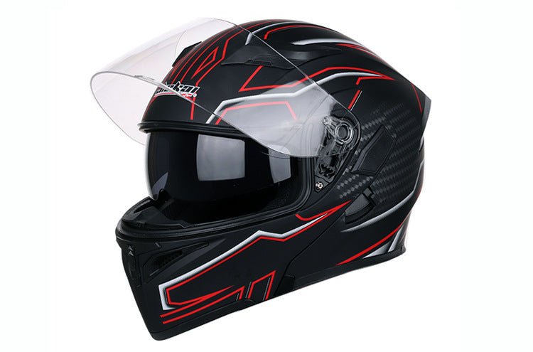 Casque de moto racing haute performance, taille 55-63 cm, plastique robuste - IVOIRART.COM