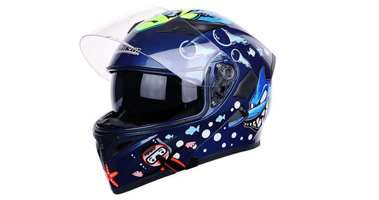 Casque de moto racing haute performance, taille 55-63 cm, plastique robuste - IVOIRART.COM