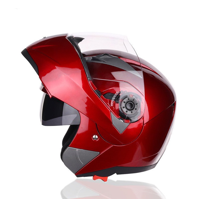 Casque de moto robuste en plastique, taille ajustable 55-61 cm, dimensions 36 x 27 cm - IVOIRART.COM