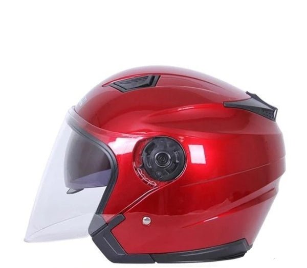 Casque de moto robuste et confortable, taille réglable 54-61 cm, plastique de qualité, dimensions 33 x 24 cm - IVOIRART.COM