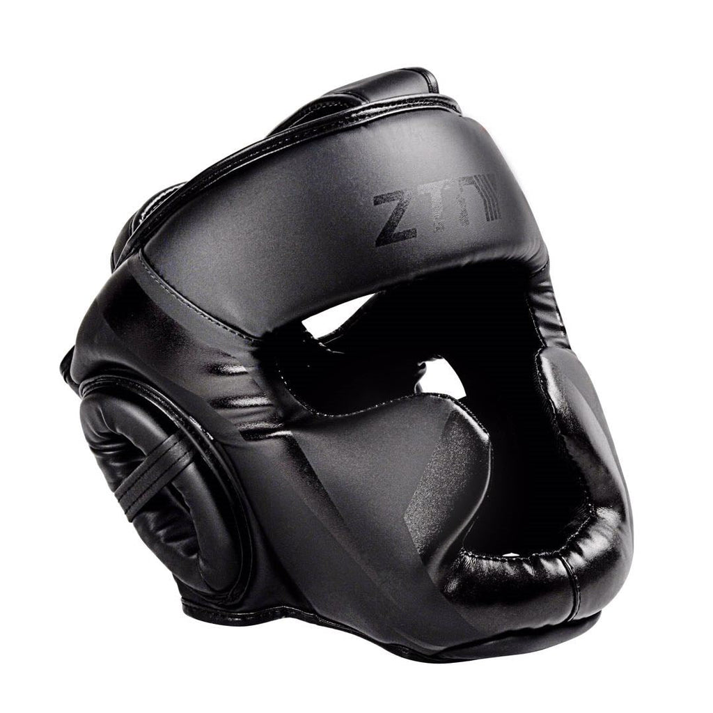 Casque de Protection Faciale Confortable en Cuir Microfibre pour Entraînements - IVOIRART.COM