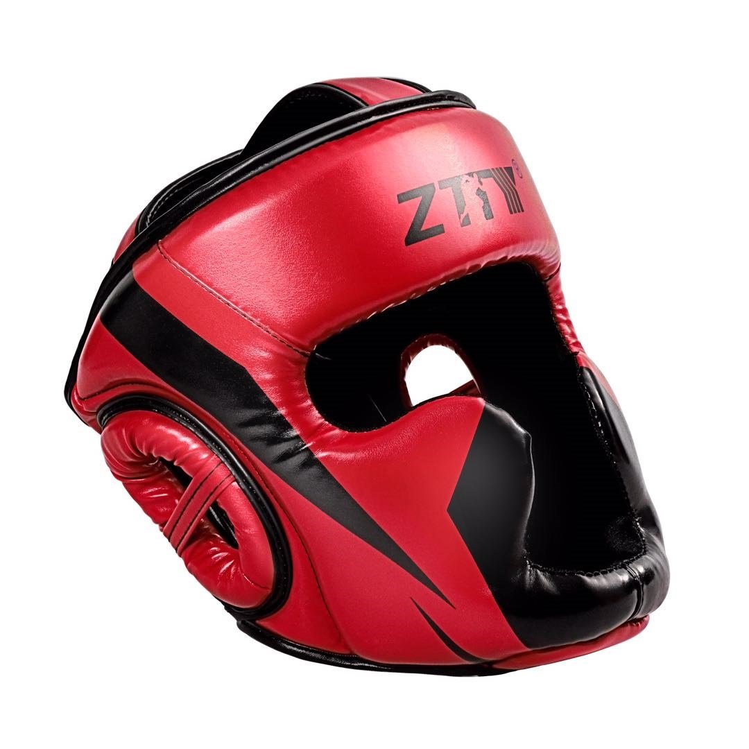 Casque de Protection Faciale Confortable en Cuir Microfibre pour Entraînements - IVOIRART.COM