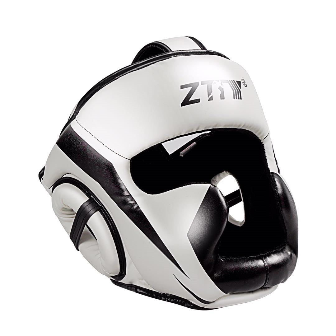 Casque de Protection Faciale Confortable en Cuir Microfibre pour Entraînements - IVOIRART.COM