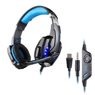 Casque Gaming G9000 avec Microphone, Connexions USB + 3,5 mm Mono pour PS4 - IVOIRART.COM