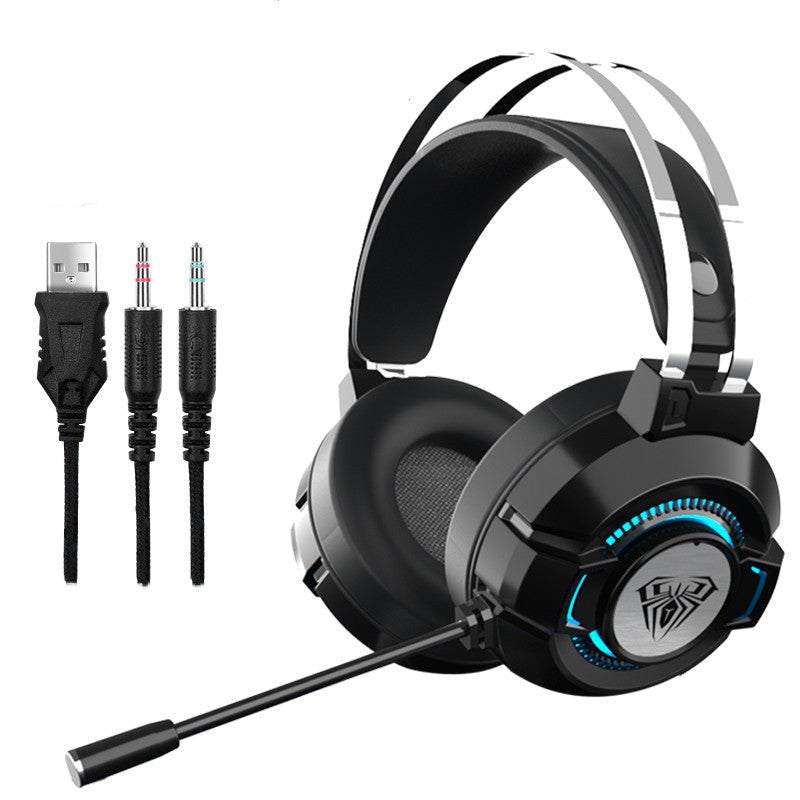 Casque gaming S602 à réduction de bruit, son 7.1 virtuel, haut-parleurs 50mm - RGB - IVOIRART.COM