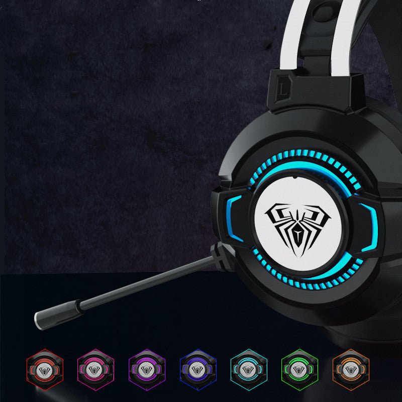 Casque gaming S602 à réduction de bruit, son 7.1 virtuel, haut-parleurs 50mm - RGB - IVOIRART.COM