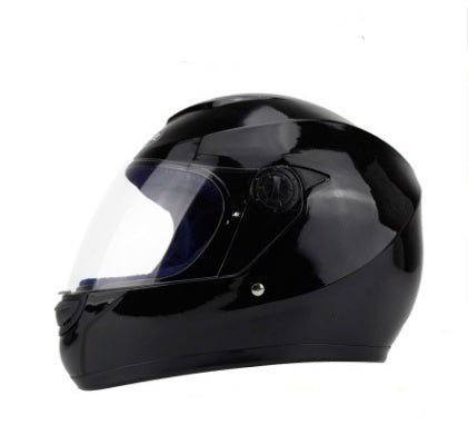 Casque intégral électrique pour moto et voiture, batterie intégrée, hiver, anti-buée, protection complète - IVOIRART.COM