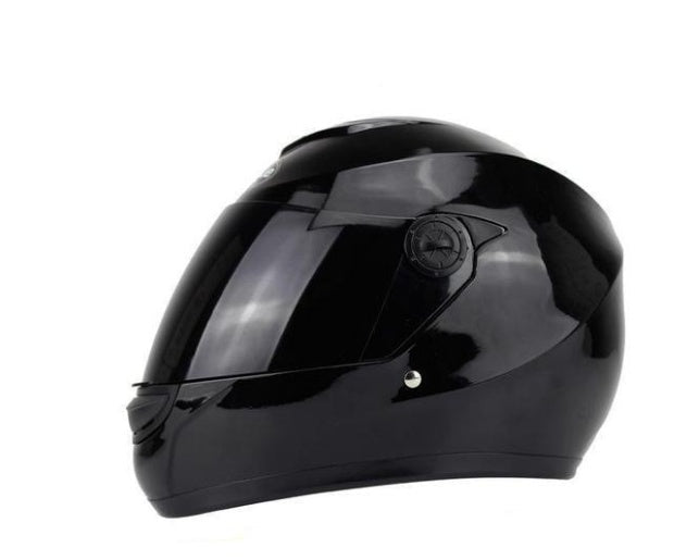 Casque intégral électrique pour moto et voiture, batterie intégrée, hiver, anti-buée, protection complète - IVOIRART.COM