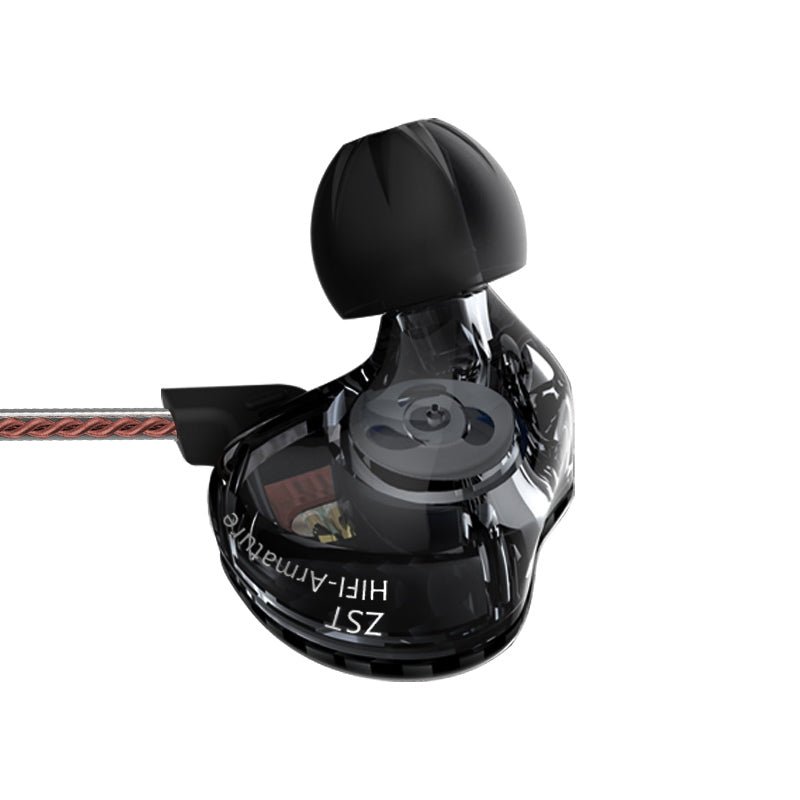 Casque intra-auriculaire Ring Iron avec subwoofer pour son profond intense - IVOIRART.COM