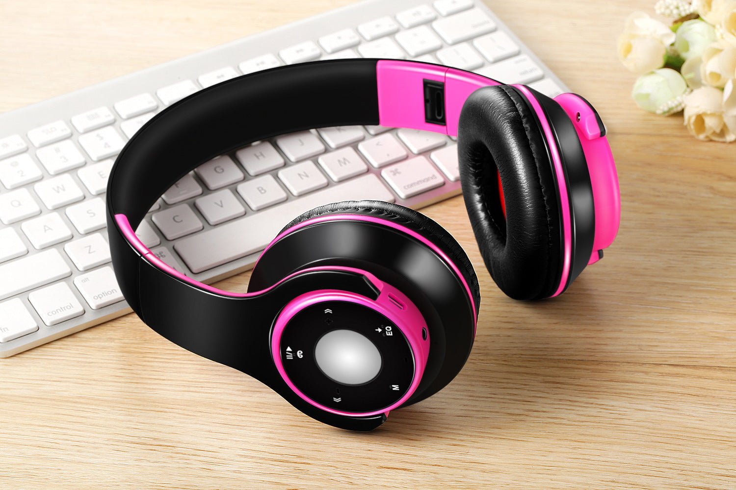 Casque sans fil Bluetooth pliable avec lecteur MP3, carte SD et prise 3,5 mm USB - IVOIRART.COM