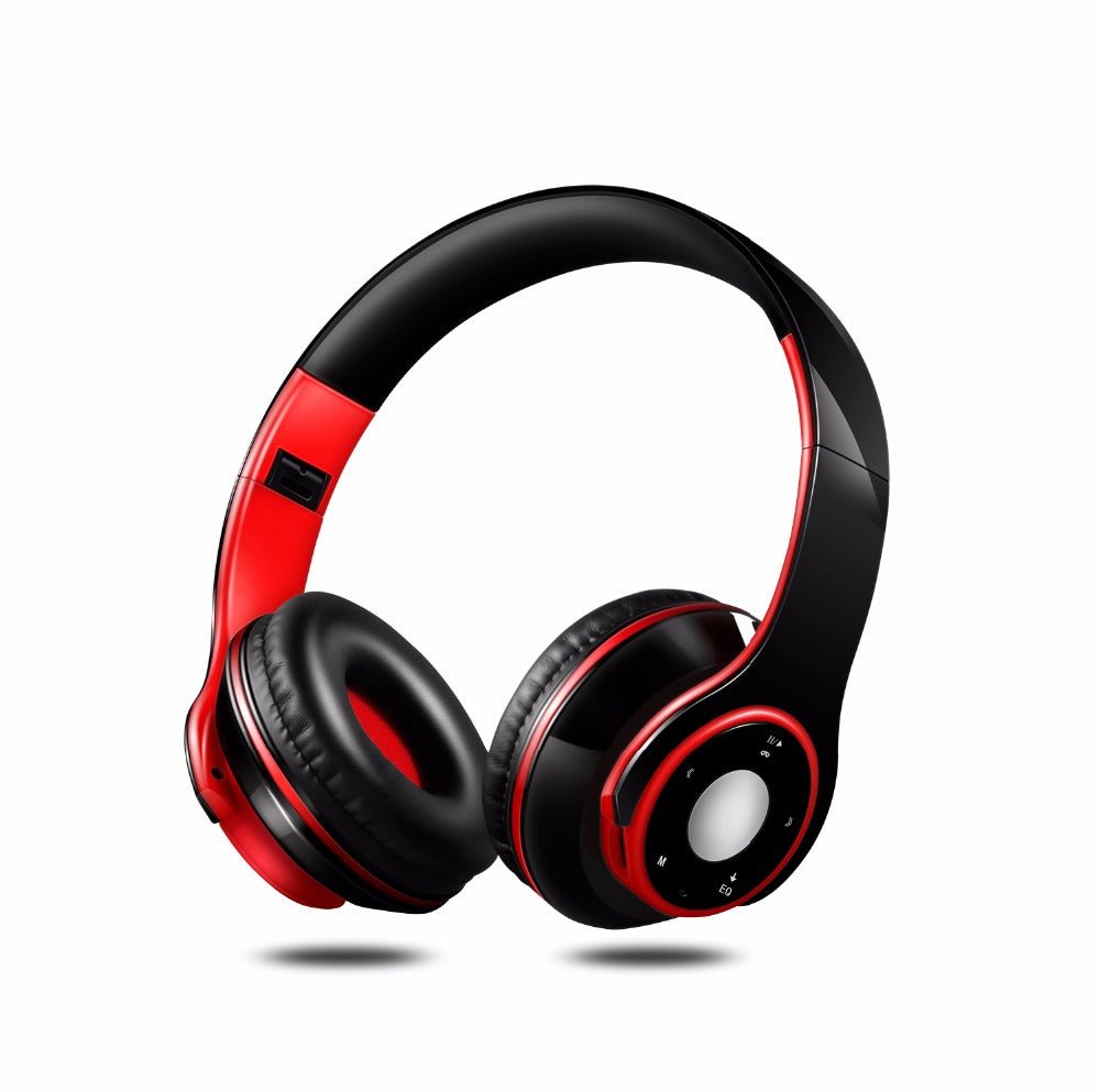 Casque sans fil Bluetooth pliable avec lecteur MP3, carte SD et prise 3,5 mm USB - IVOIRART.COM