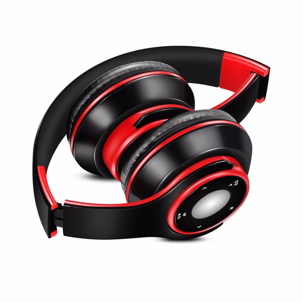Casque sans fil Bluetooth pliable avec lecteur MP3, carte SD et prise 3,5 mm USB - IVOIRART.COM