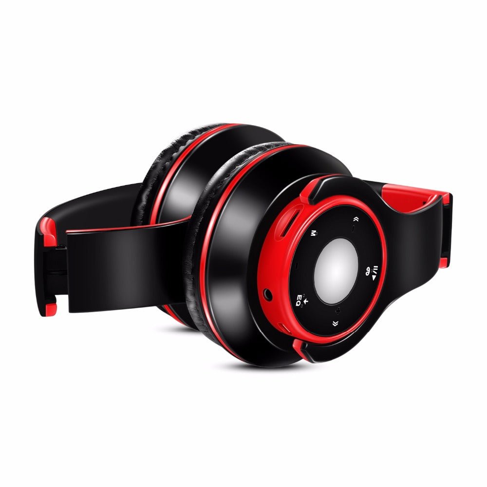 Casque sans fil Bluetooth pliable avec lecteur MP3, carte SD et prise 3,5 mm USB - IVOIRART.COM