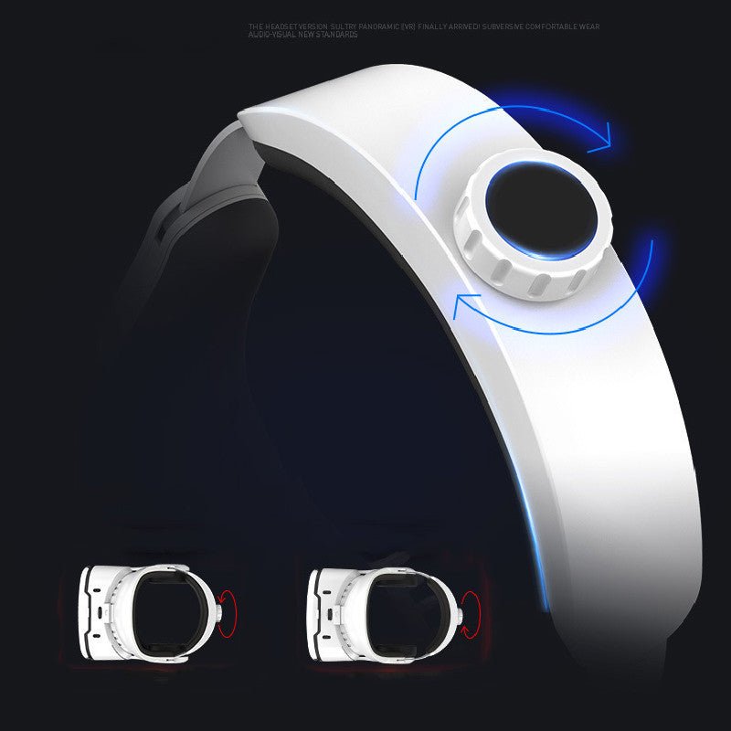 Casque VR HD réglable à montage tête avec écouteurs intégrés, expérience immersive - IVOIRART.COM