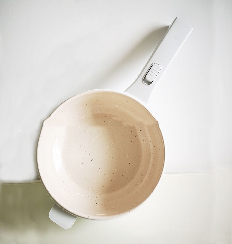 Casserole Électrique Compacte pour Dortoir, Petit Réchaud Multifonction 1L Blanc - IVOIRART.COM