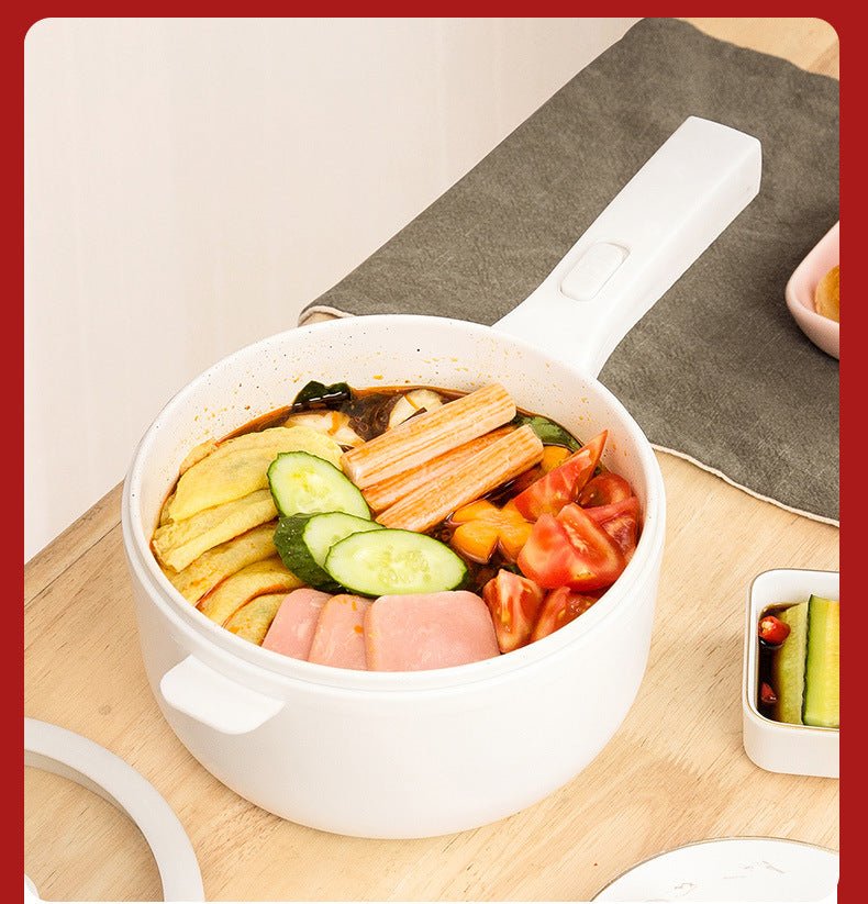 Casserole Électrique Compacte pour Dortoir, Petit Réchaud Multifonction 1L Blanc - IVOIRART.COM