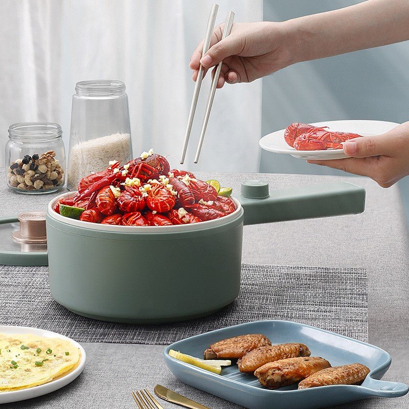 Casserole Électrique Multifonction 600W Portable pour Cuisine et Dortoir - IVOIRART.COM