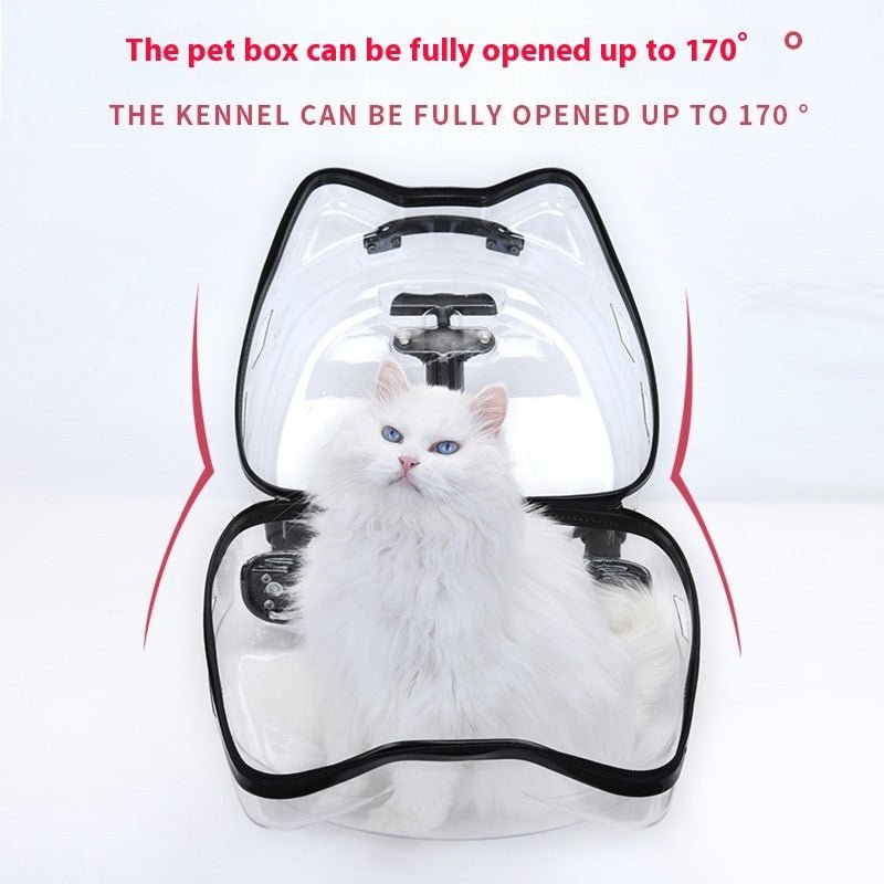Cat Bag Trolley Case Pet Out Portable With Bubble Box Transparent Space Capsule - IVOIRART.COM