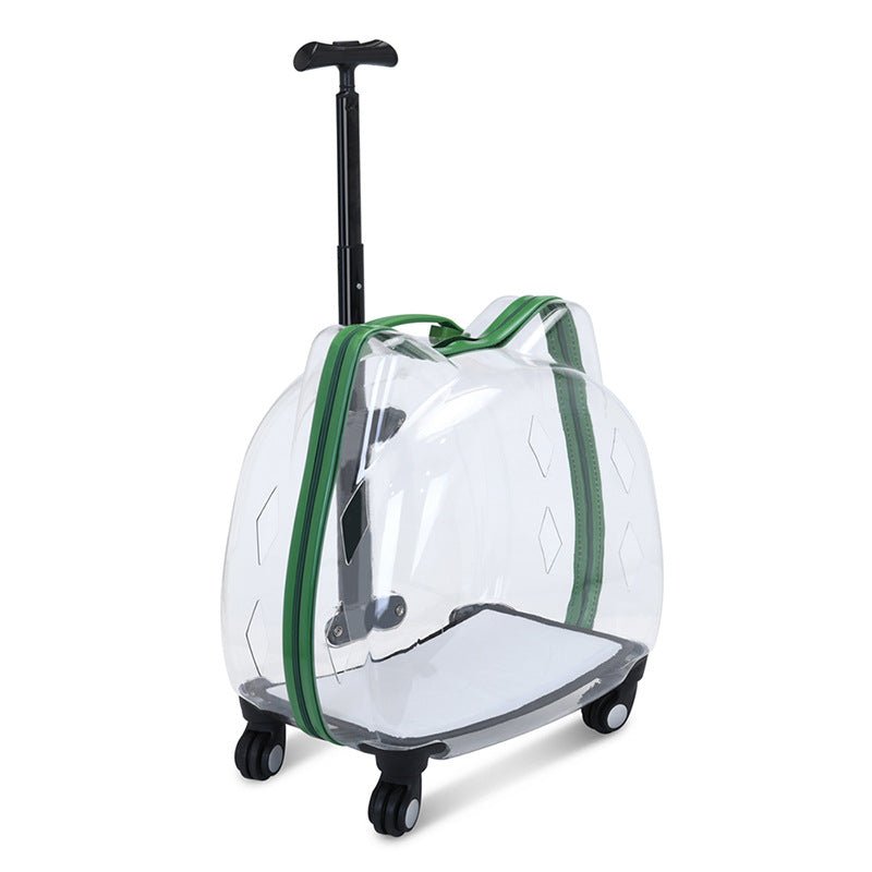 Cat Bag Trolley Case Pet Out Portable With Bubble Box Transparent Space Capsule - IVOIRART.COM