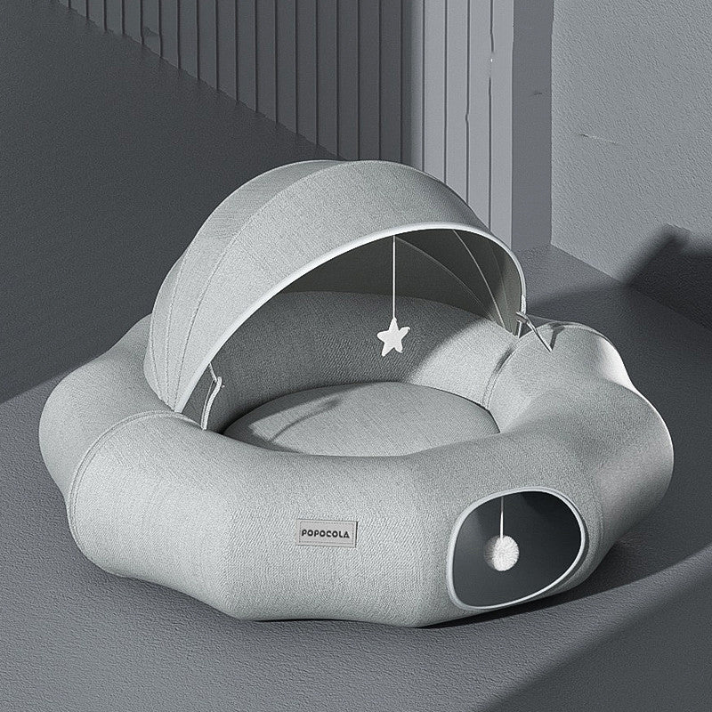 Cat Tunnel Donut Tunnel Crawl Shelter Foldable - IVOIRART.COM