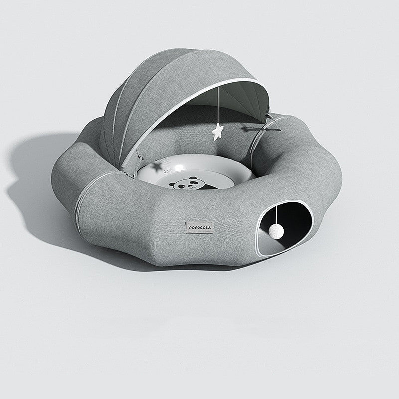 Cat Tunnel Donut Tunnel Crawl Shelter Foldable - IVOIRART.COM