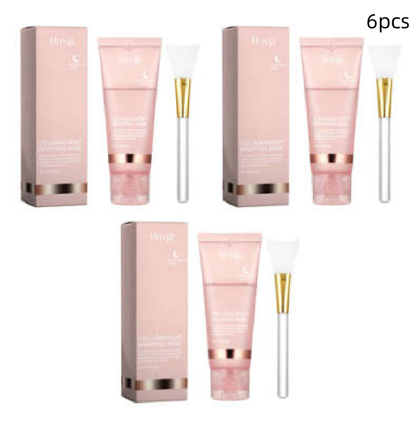 Masque Effaçable au Collagène pour Nettoyage et Hydratation du Visage