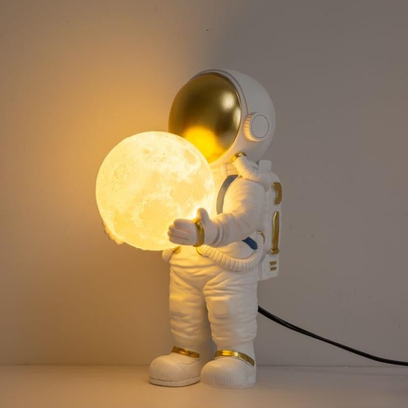Lampes de Chevet Astronaute Créatif pour Chambre avec Abat-jour Spaceman