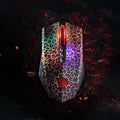 Souris de jeu filaire e-sport avec 8 touches programmables et capteur optique